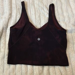 Lululemon Align Tank - Diamond Dye Cassis Black
